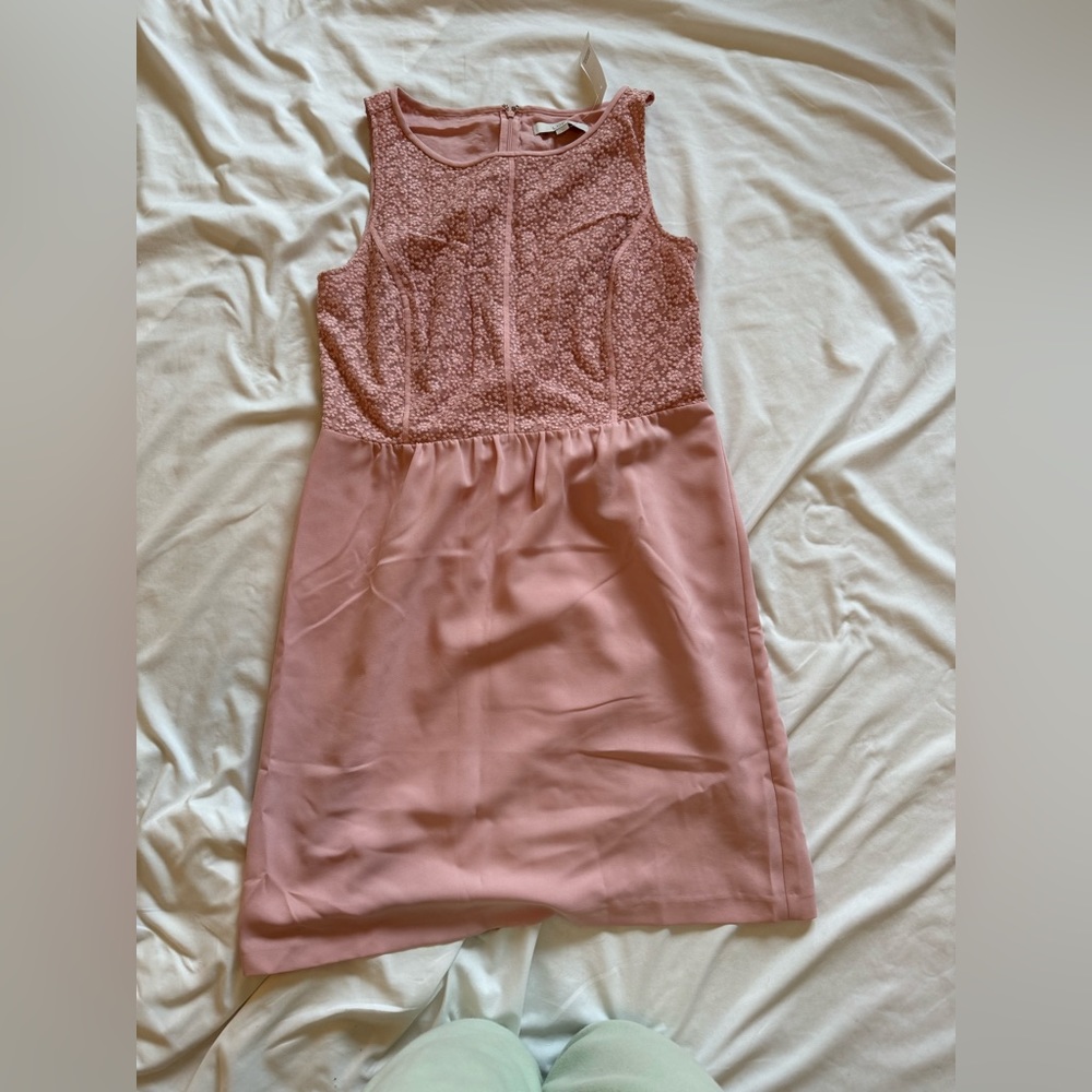 Loft dress with lace detailing